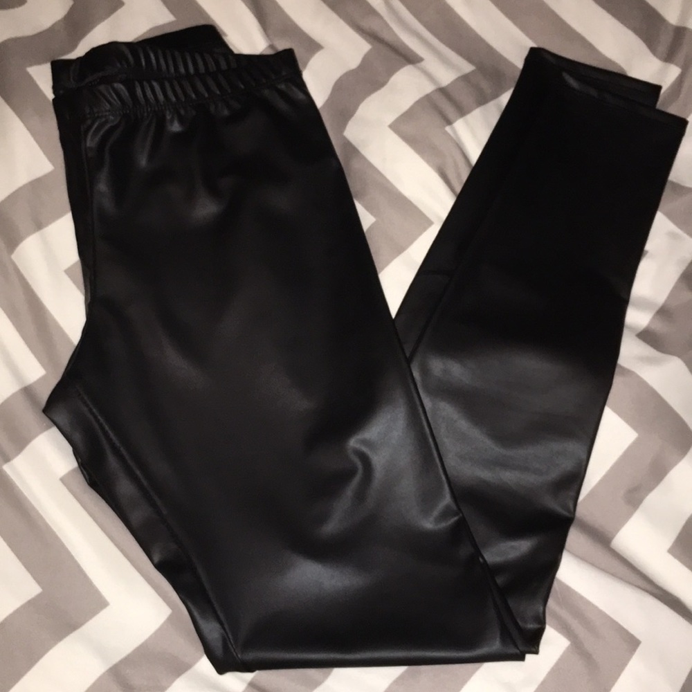 faux leather leggings